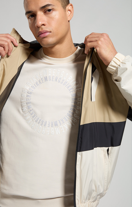 Men's round neck sweatshirt, MOONBEAM, hi-res-1