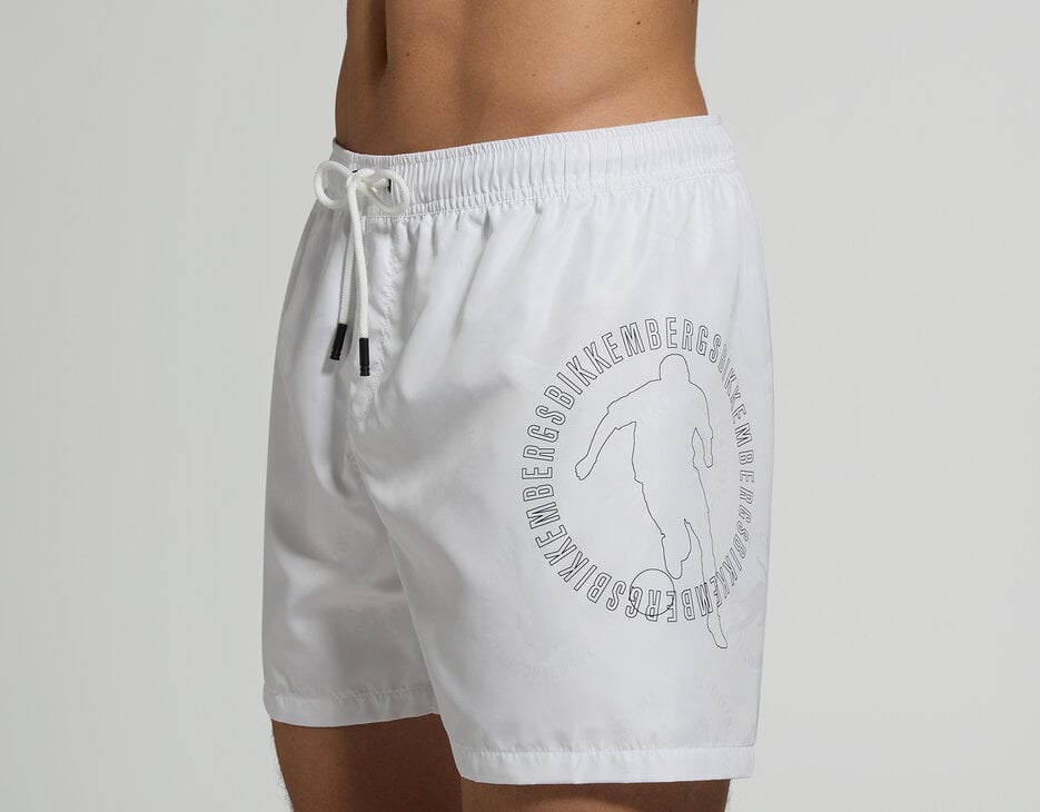 Men's print boardshorts, WHITE Men's print boardshorts, WHITE, hi-res-1