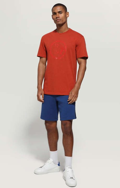Men's T-shirt - rubber print, ORANGE, hi-res-1