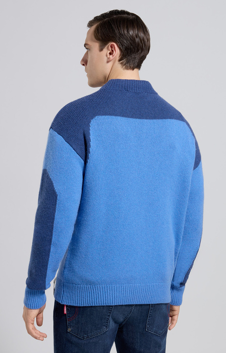 Men's comfy fit pullover, ELECTRIC BLUE LEMONADE, hi-res-1