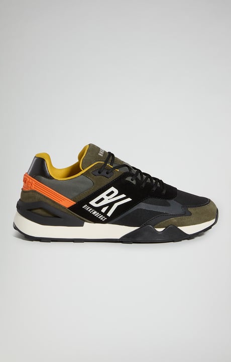 Men’s Retrò sneakers, MILITARY Men’s Retrò sneakers, MILITARY, hi-res-1