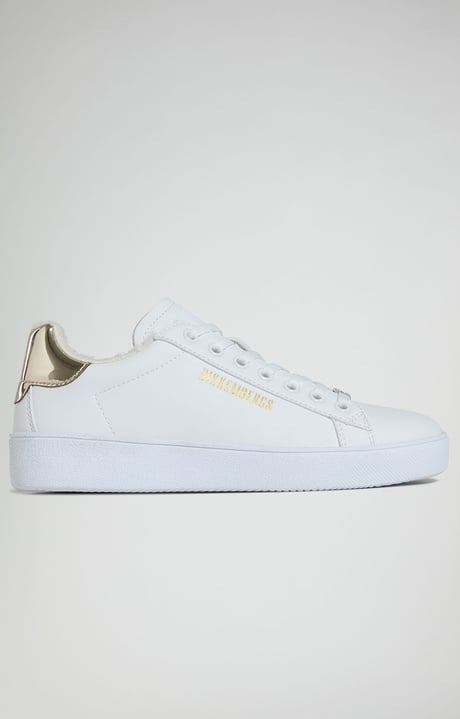 Recoba women's sneakers, WHITE/GOLD Recoba women's sneakers, WHITE/GOLD, hi-res-1