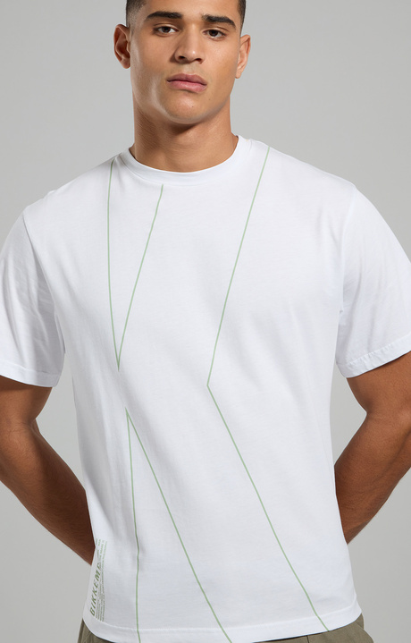 Men's K T-shirt, WHITE, hi-res-1