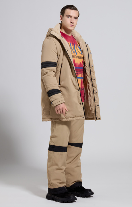 Men's overdyed sweatshirt, FESTIVAL FUCSIA/SULPHUR, hi-res-1