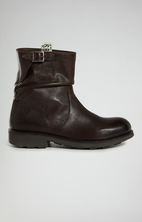 Vintage men’s ankle boots , BROWN Vintage men’s ankle boots , BROWN, hi-res-1