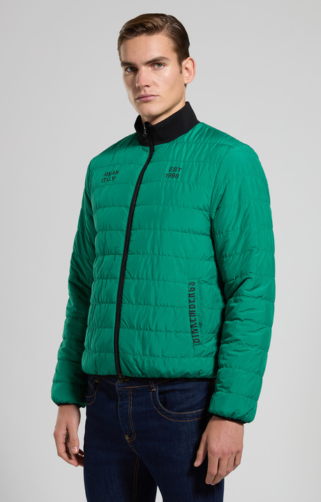 Reversible men's jacket, PEPPER GREEN, hi-res-1