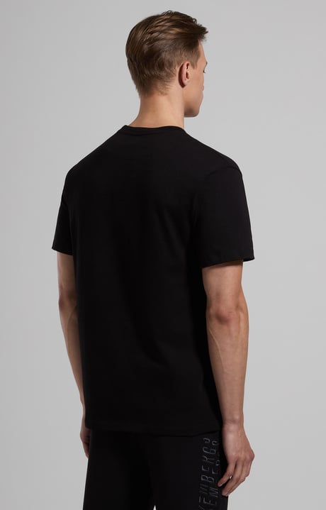 Printed men’s T-shirt, BLACK Printed men’s T-shirt, BLACK, hi-res-1