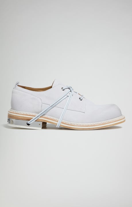Men's lace-up shoes - Met Hole, WHITE Men's lace-up shoes - Met Hole, WHITE, hi-res-1