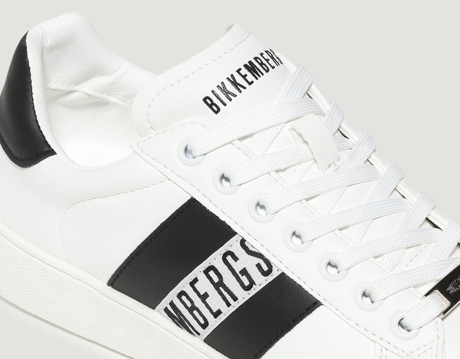 Women's sneakers - Gb Woman, WHITE/BLACK Women's sneakers - Gb Woman, WHITE/BLACK, hi-res-1