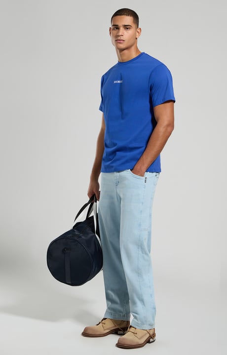 T-shirt uomo con stampe, MAZARINE BLUE, hi-res-1