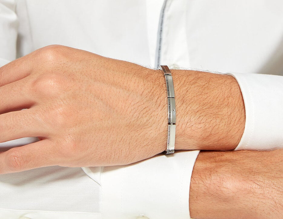 Bikkembergs slender men's bracelet with diamond, 270 Bikkembergs slender men's bracelet with diamond, 270, hi-res-1