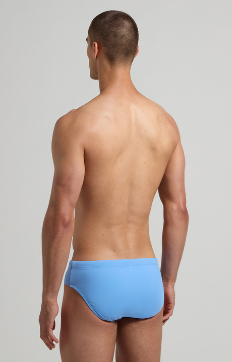 Men's swim briefs - tape, BLUE Men's swim briefs - tape, BLUE, hi-res-1