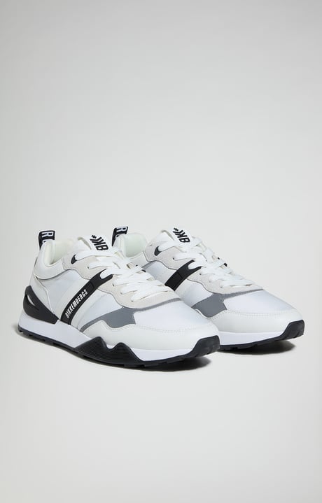 Men's sneakers - Retrò M, WHITE/SILVER Men's sneakers - Retrò M, WHITE/SILVER, hi-res-1
