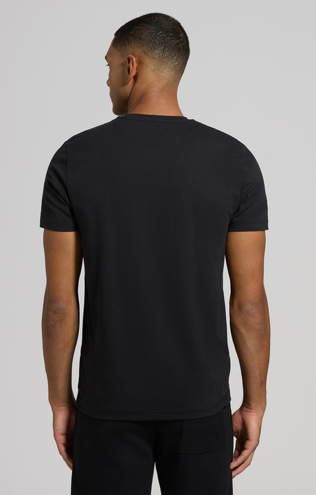 Men's slim fit T-shirt, METEORITE BLACK, hi-res-1