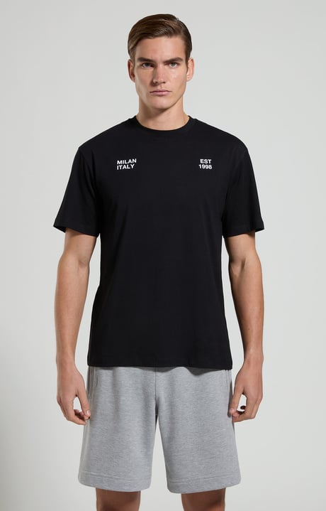 Men's print T-shirt, ANTHRACITE, hi-res-1