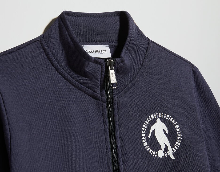 Junior fleece jacket, NAVY Junior fleece jacket, NAVY, hi-res-1