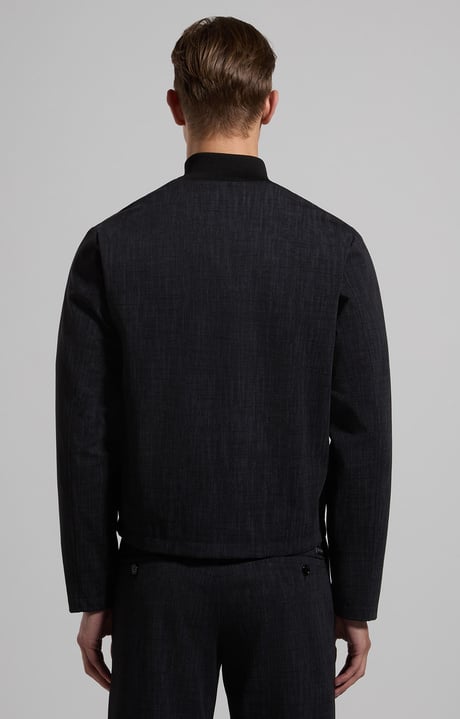Men’s jacket in Punto Milano, BLACK Men’s jacket in Punto Milano, BLACK, hi-res-1