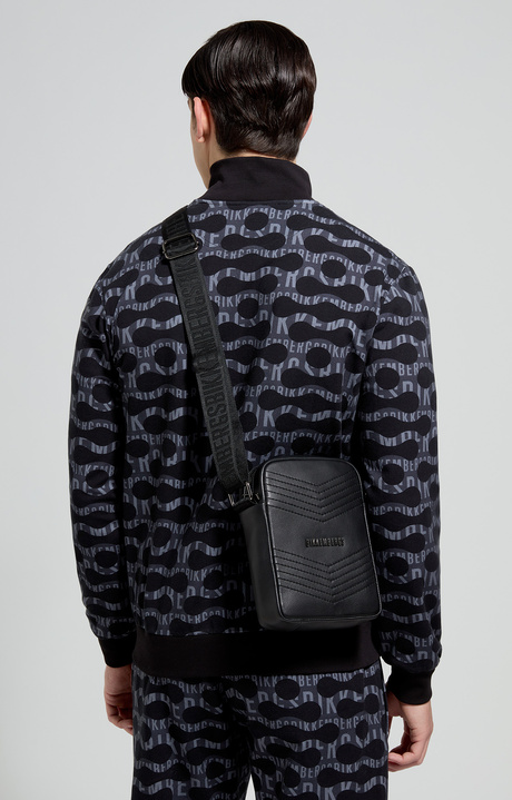 Round men's bag, BLACK, hi-res-1