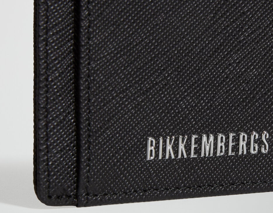Men's leather wallet - Drew, BLACK Men's leather wallet - Drew, BLACK, hi-res-1