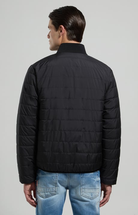 Reversible men's jacket, BLACK Reversible men's jacket, BLACK, hi-res-1