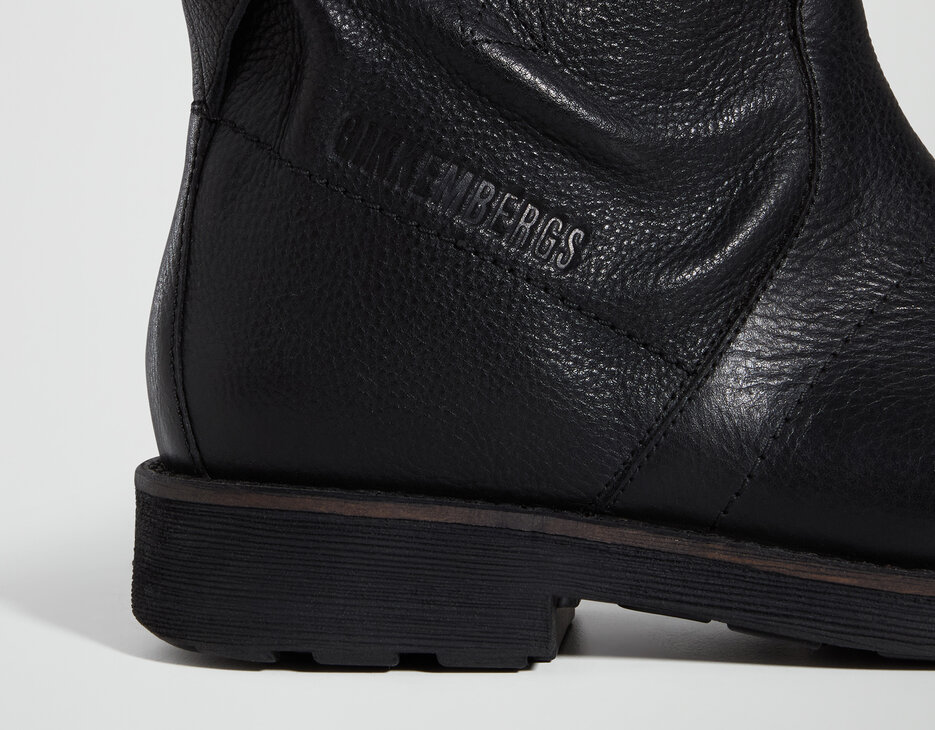 Women's Vintage W low-cut ankle boots, BLACK, hi-res-1
