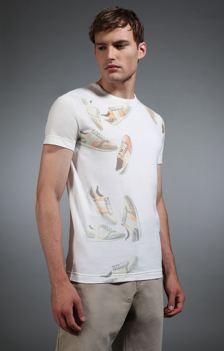 Men's photoprint t-shirt, WHITE PRINT, hi-res-1