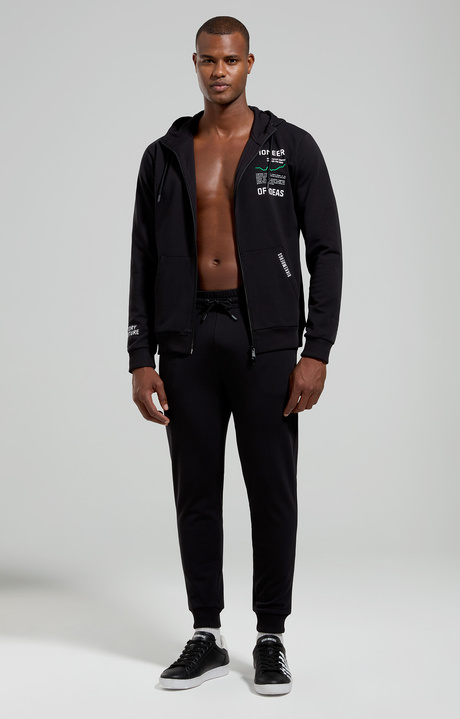 Men’s hoodie, BLACK, hi-res-1