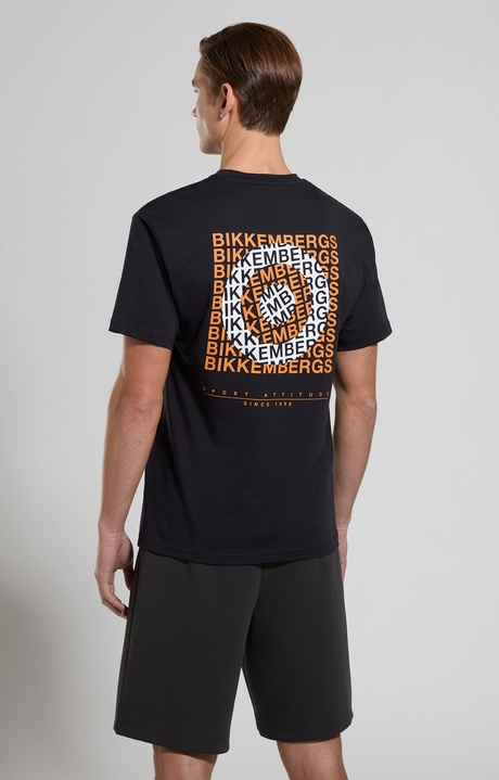 Men's T-shirt with prints, ANTHRACITE, hi-res-1