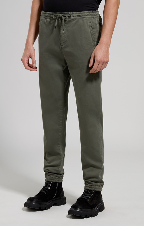 Men's gabardine joggers, BEETLE, hi-res-1
