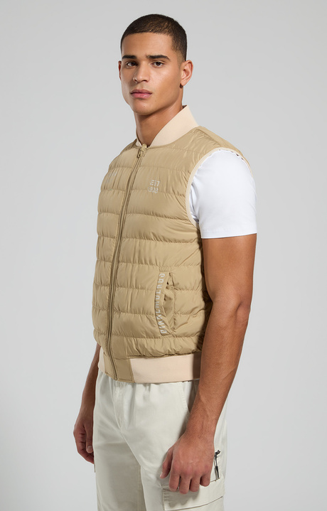 Reversible men's vest, OLIVE GREY, hi-res-1