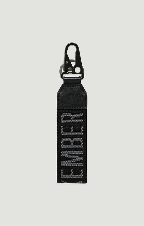 Men's jacquard keyholder, BLACK Men's jacquard keyholder, BLACK, hi-res-1