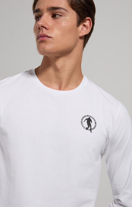 bikkembergs Men's slim fit long sleeve T-shirt