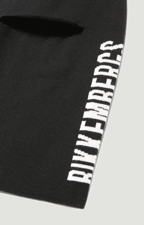 Men's balaclava hat, BLACK/WHITE Men's balaclava hat, BLACK/WHITE, hi-res-1