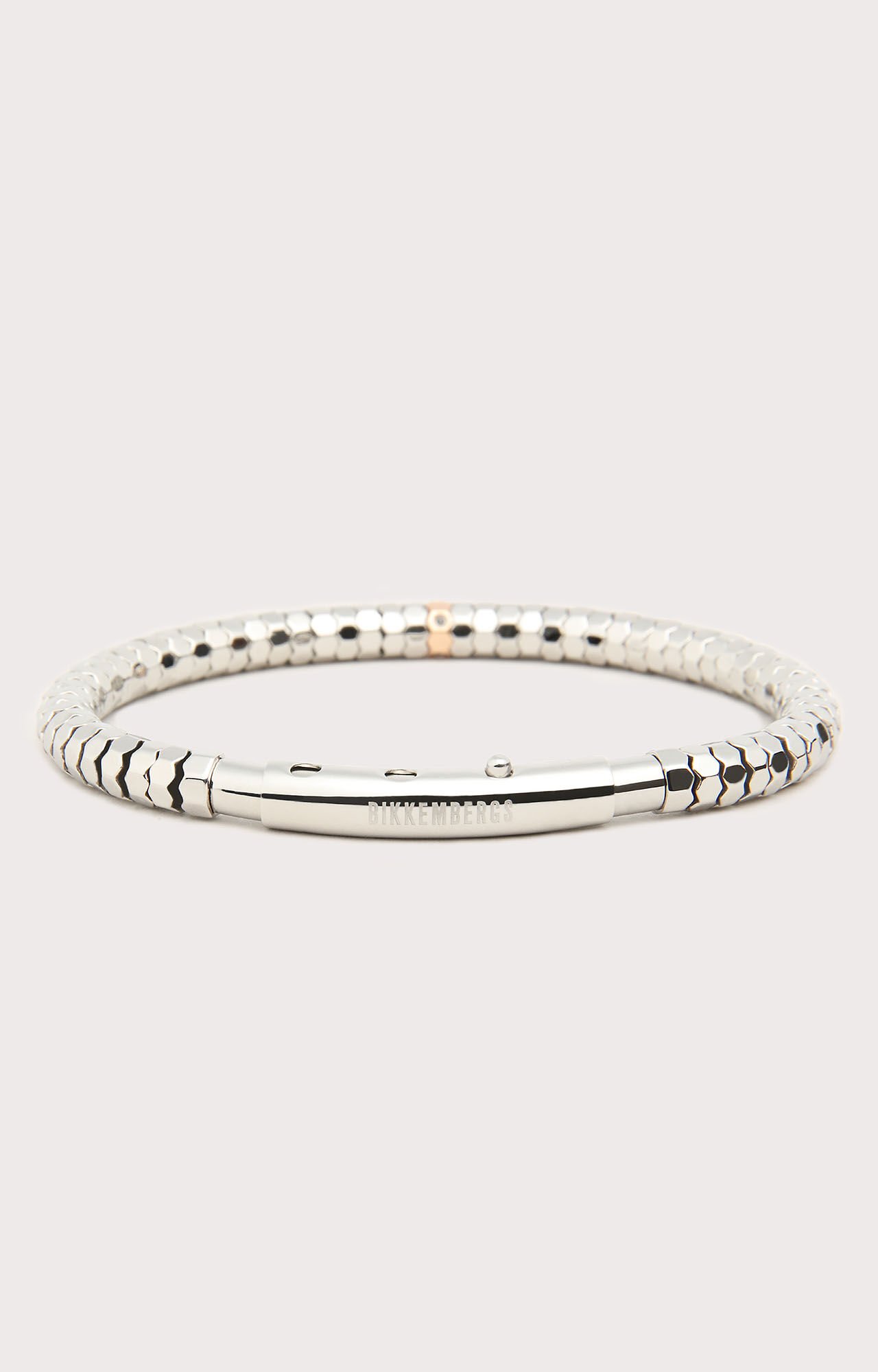 dirk bikkembergs Bikkembergs men's bracelet with hexagons and diamonds