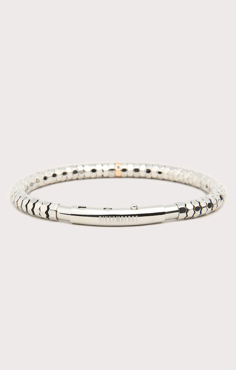 bikkembergs Polished steel men's grey bracelet