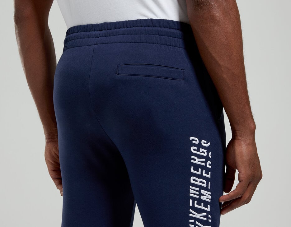 Embroidered men's joggers, BLACK IRIS Embroidered men's joggers, BLACK IRIS, hi-res-1