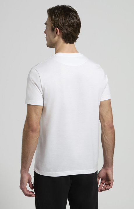 Men's patch-detail T-shirt, WHITE, hi-res-1