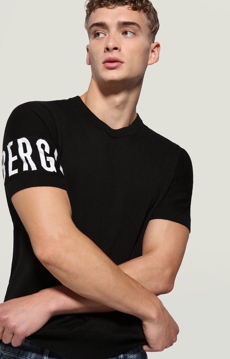 Maglia uomo a maniche corte, BLACK/GREY/WHITE, hi-res-1
