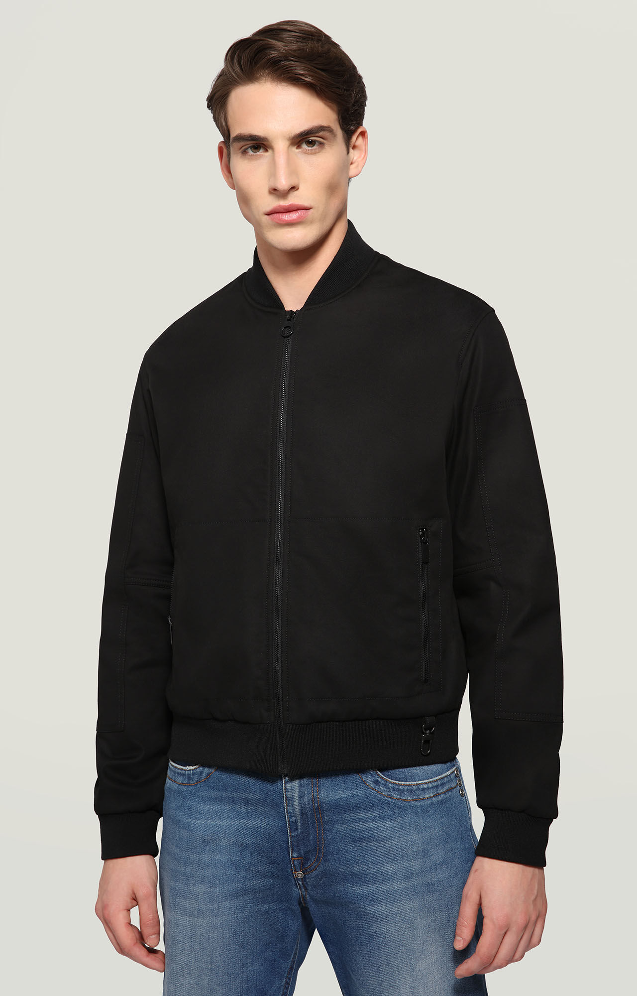 men's wool bomber jacket