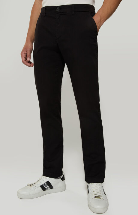 bikkembergs Black Men's pants with pocket detail