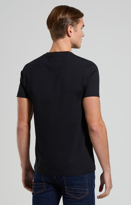 T-shirt uomo stampa soccer slim, ANTHRACITE, hi-res-1