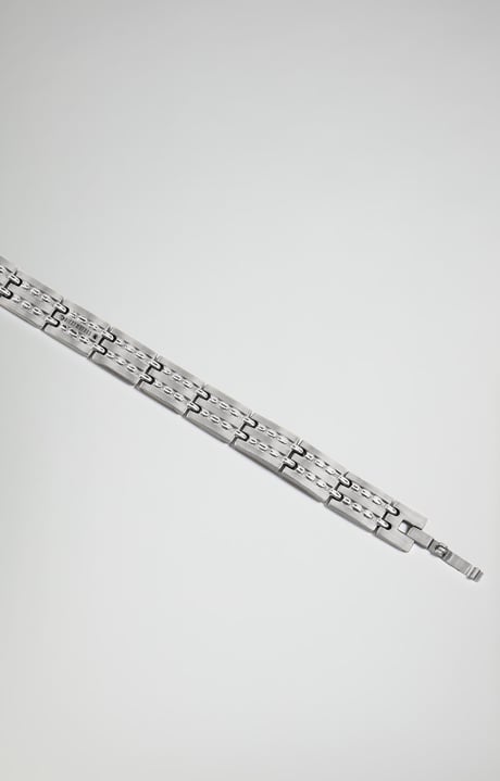 Input men's bracelet with diamonds, WHITE Input men's bracelet with diamonds, WHITE, hi-res-1