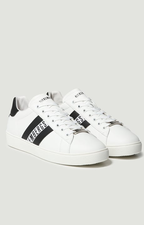 Men's sneakers - Recoba M, WHITE/BLACK, hi-res-1