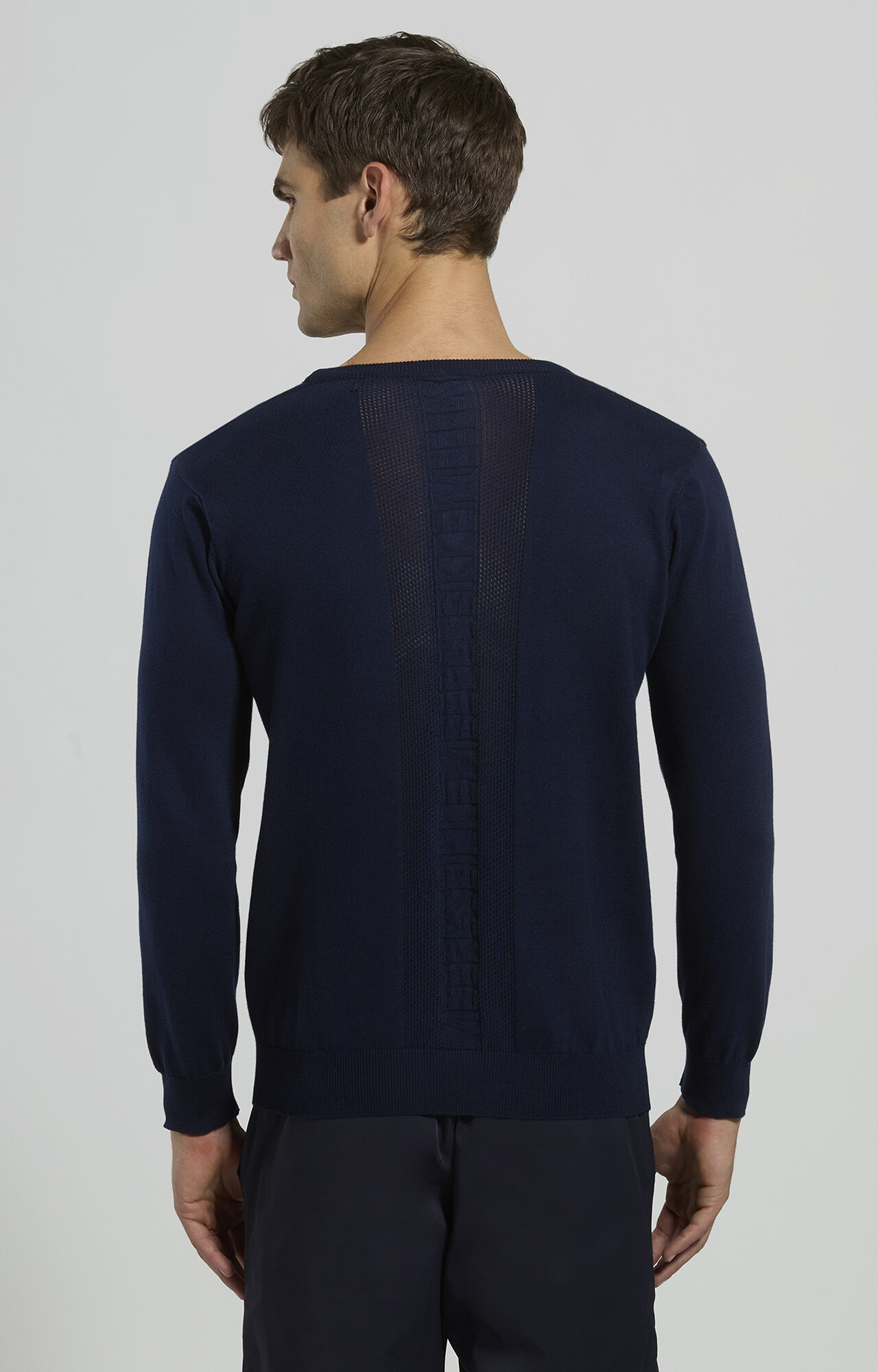 Dirk Bikkembergs ニット セーター ネイビー M Men's knitwear: pullover, knit vest, polo shirt | Bikkembergs