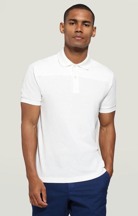 Men's polo shirt - Sport, WHITE, hi-res-1
