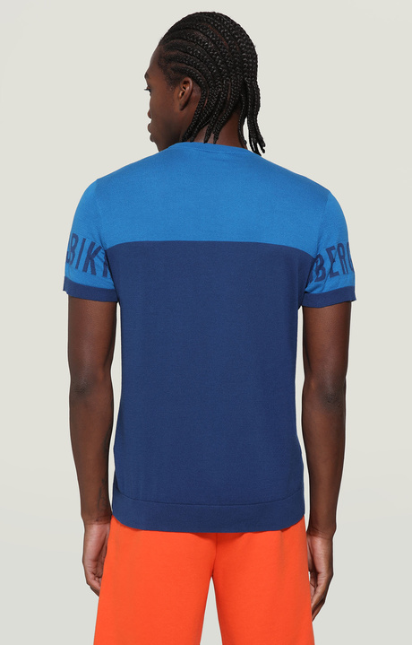 Men's short sleeve pullover, BLUE/SNORKEL, hi-res-1