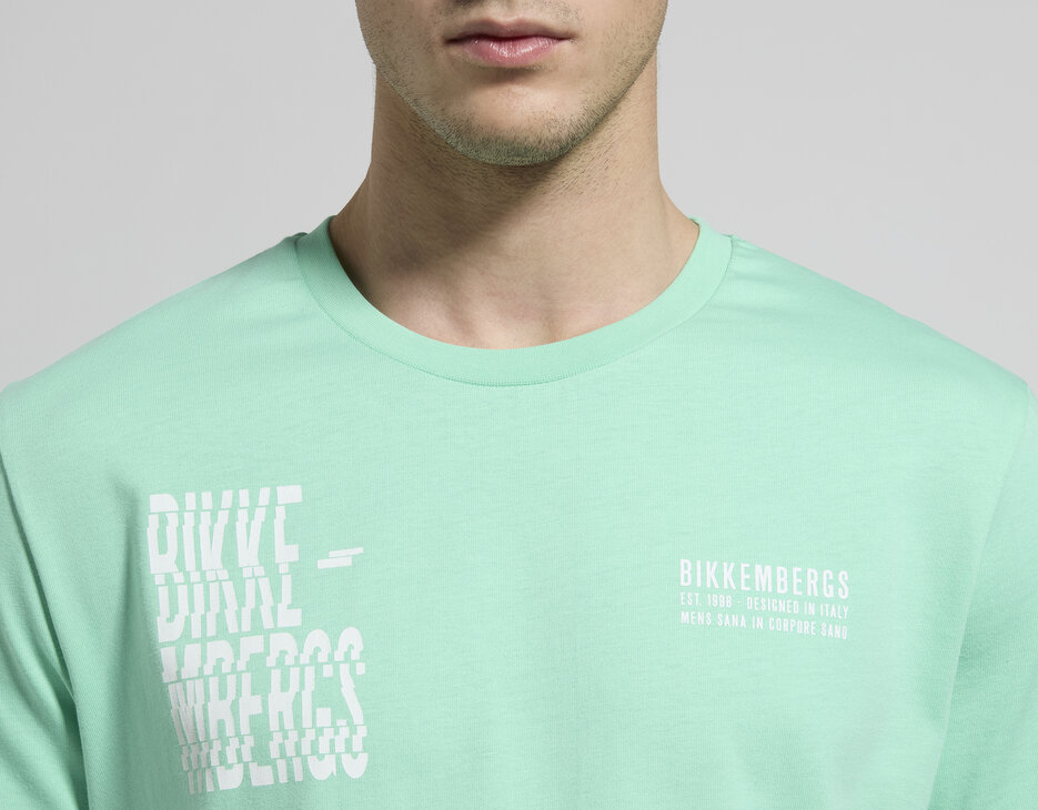 Men's contrast-print T-shirt, CABBAGE, hi-res-1