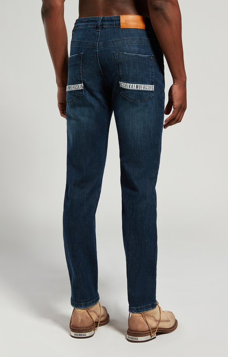 Regular fit men's jeans, BLUE DENIM  DARK LAV.4, hi-res-1