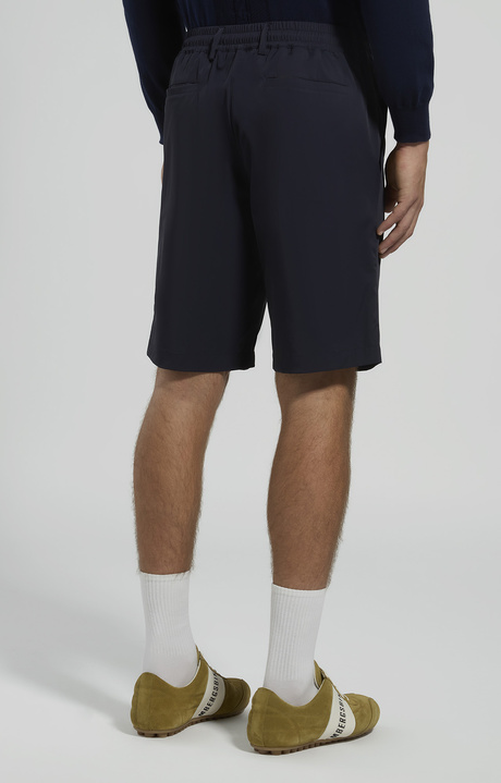 Men's elasticated-waist shorts, BLACK IRIS, hi-res-1