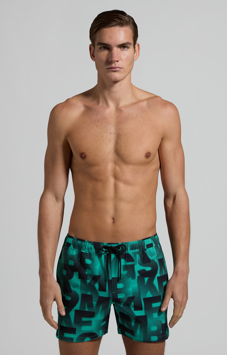 Men's camouflage swim trunks, MARINE Men's camouflage swim trunks, MARINE, hi-res-1